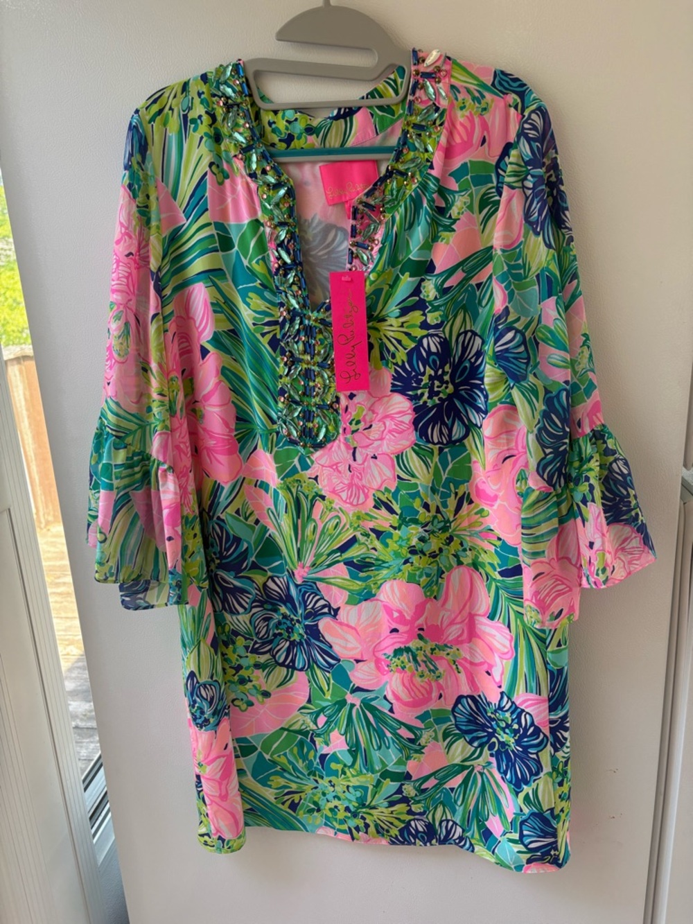 NWT Lilly Pulitzer Silk Elenora Dress Size Medium - Picture 9 of 15